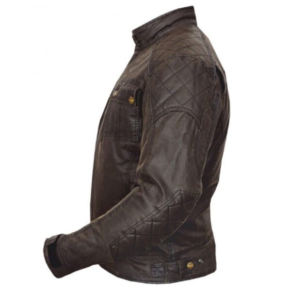 This Jackets Made by Wax Cotton Special For Street Biker