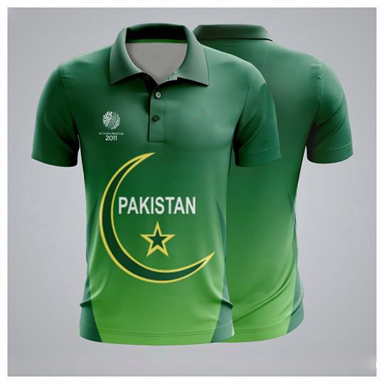 Pak Vintage 2011 Cricket World Cup Shirt
