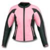 Ladies Pink Leather Jackets - Dragon Rider