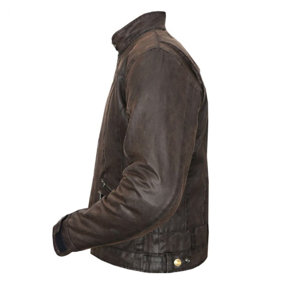 Men Waxed Cotton Jacket - Dragon Rider