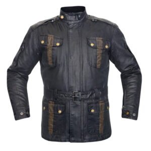 Wax Cotton Long Jacket