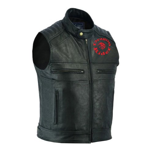 Dragon Handmade Leather Vest