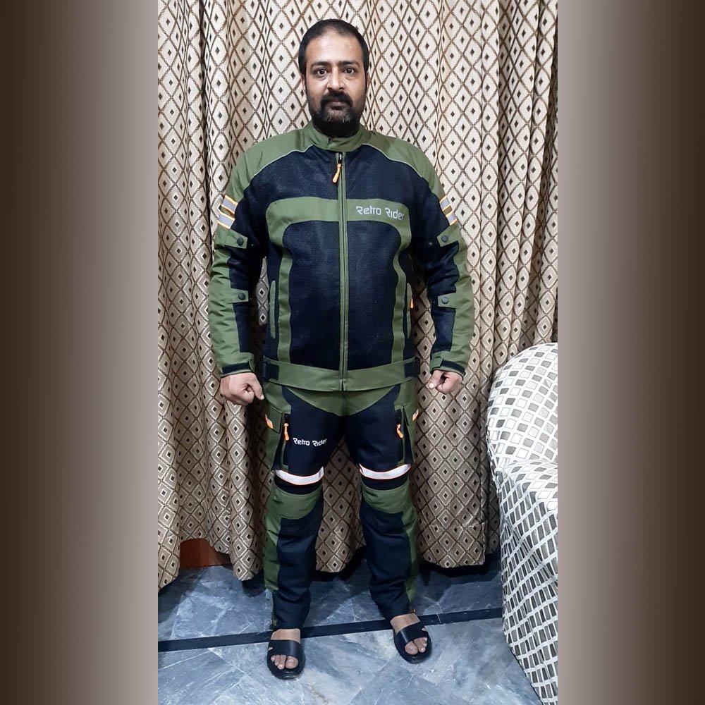 Olive Green Four Season Motorcycle Touring Suits